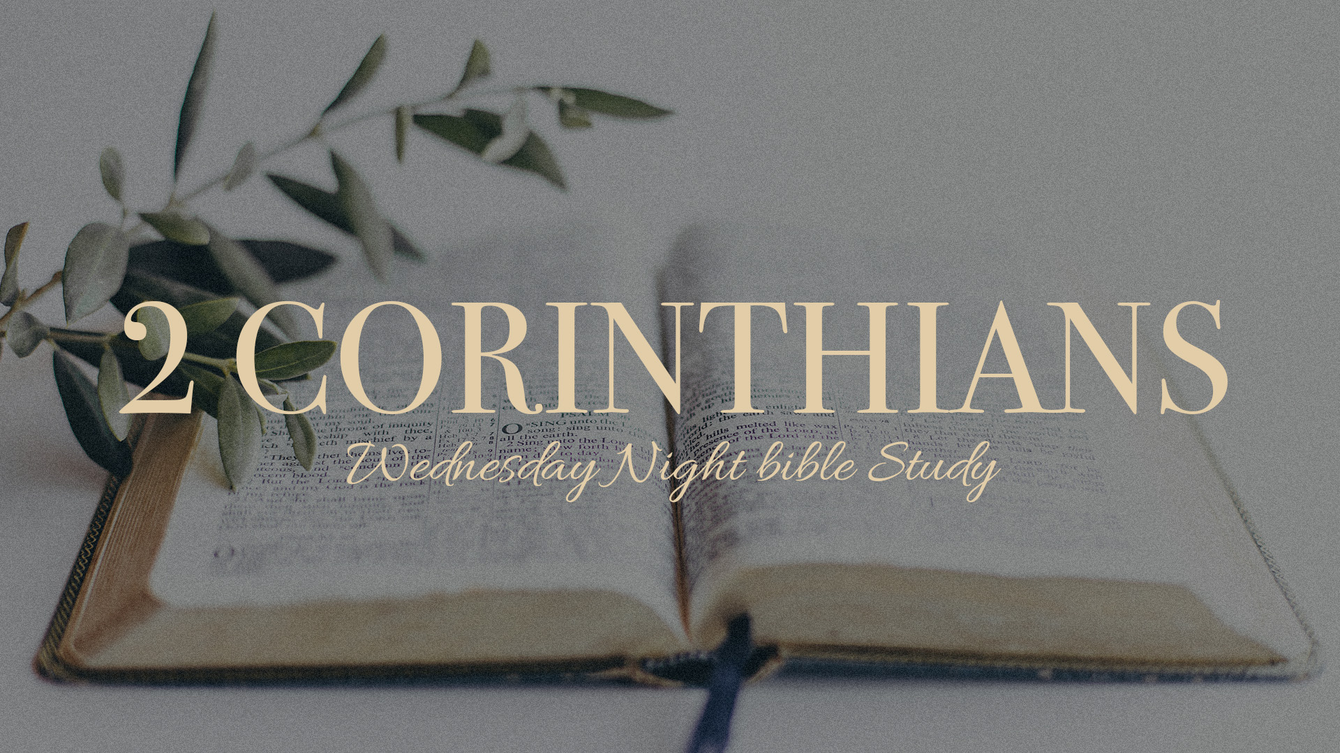 2 Corinthians 8 & 9 | Wednesday Study